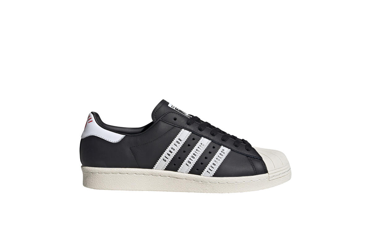 Adidas superstar outlet black 80s